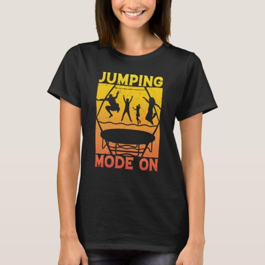 T-shirt Trampoline Jumping Mode on Trampoline Gymnastics (Devant)