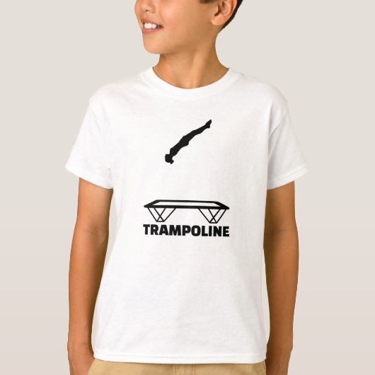 T-shirt Trampolinist de trempoline (Devant)
