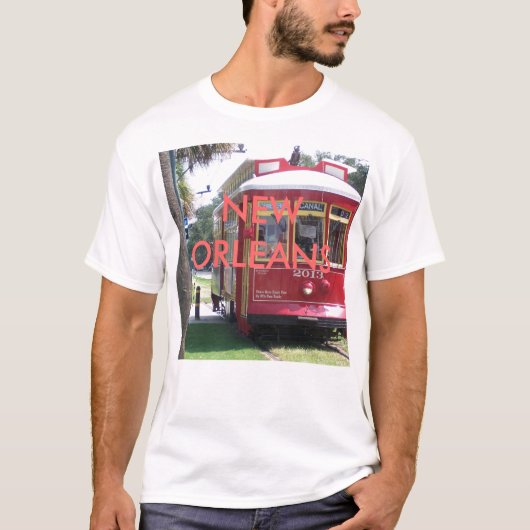 T-shirt Tramway de la Nouvelle-Orléans (Devant)