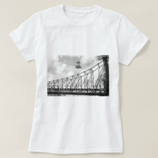 T-shirt Tramway d'île de Roosevelt, NYC, photo analogue
