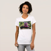 T-shirt Tramway rose au passage (Devant entier)