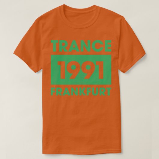 T-shirt Trance 1991 Vintage (Design devant)