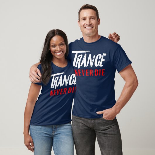 T-shirt Trance ne meurt jamais - House DJ music tee - shir (Unisexe)
