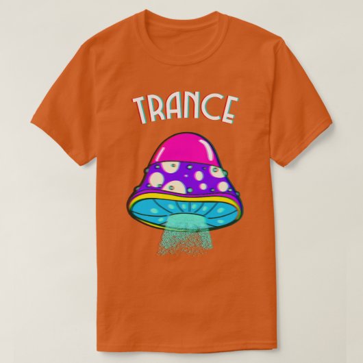 T-shirt Trance Psychédélique Trippy Glitch Champhroom (Design devant)
