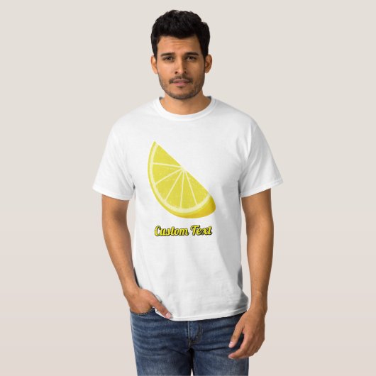T-shirt Tranche de citron (Devant entier)