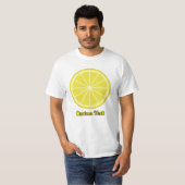 T-shirt Tranche de citron (Devant entier)