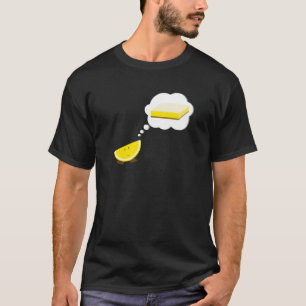 T-shirt Tranche de citron pensant à la barre de citron