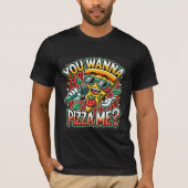 T-shirt tranche de pizza (Devant)