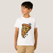 T-shirt 🍕 Tranche de Pizza Impertinente (Devant entier)
