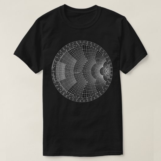 T-shirt Tranche de réflexion de vague électromagnétique à (Design devant)