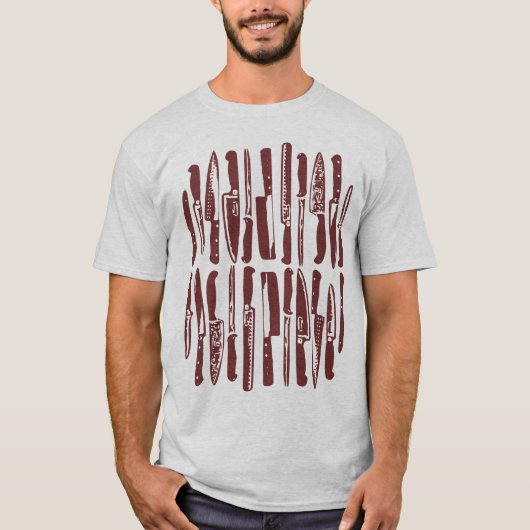 T-shirt Tranché et découpé - Marron (Devant)