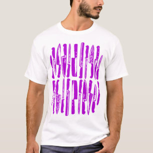 T-shirt Tranché et épicé - violet
