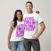 T-shirt Tranché et épicé - violet (Unisexe)