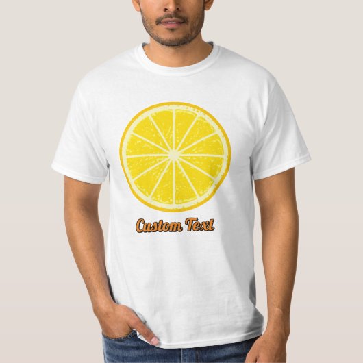 T-shirt tranche orange (Devant)