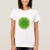 T-shirt Tranchée de Fruits de citron vert (Devant)