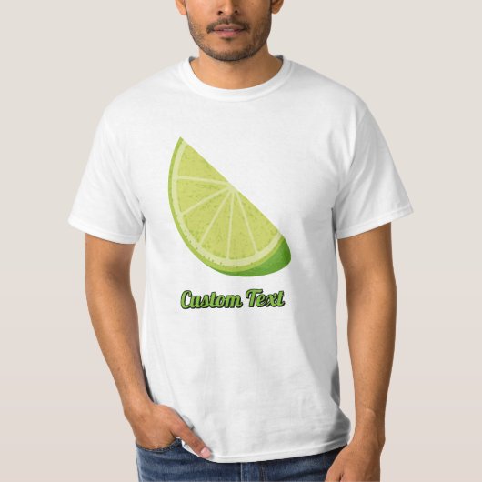 T-shirt Tranches de chaux (Devant)