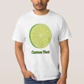 T-shirt Tranches de chaux (Devant)