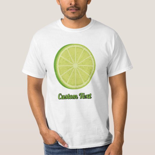 T-shirt Tranches de chaux (Devant)