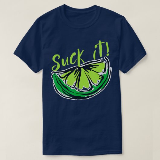 T-shirt Tranches de citron vert amusant Citron Guacamole M (Design devant)