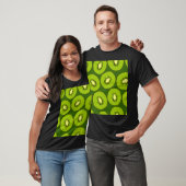 T-shirt Tranches de fruits Kiwi : vert foncé. (Unisexe)