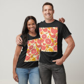 T-shirt Tranches de pamplemousse avec Feuilles (Unisexe)