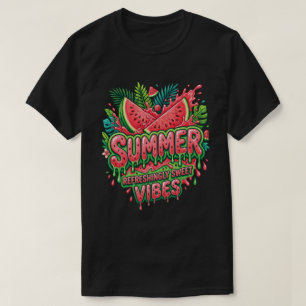 T-shirt Tranches de pastèque - ambiance pastèque estivale
