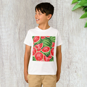 T-shirt Tranches de pastèque vibrantes d'été