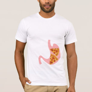 T-shirt Tranches de pizza dans mon estomac