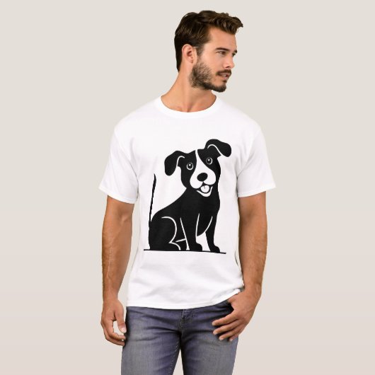 T-shirt Trandy Chat : Conception vectorielle (Devant entier)