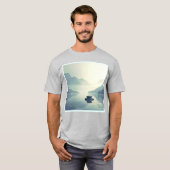 T-shirt Tranquil Mountain Lake Serenity (Devant entier)
