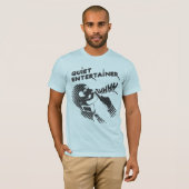 T-shirt tranquille de comique (Devant entier)