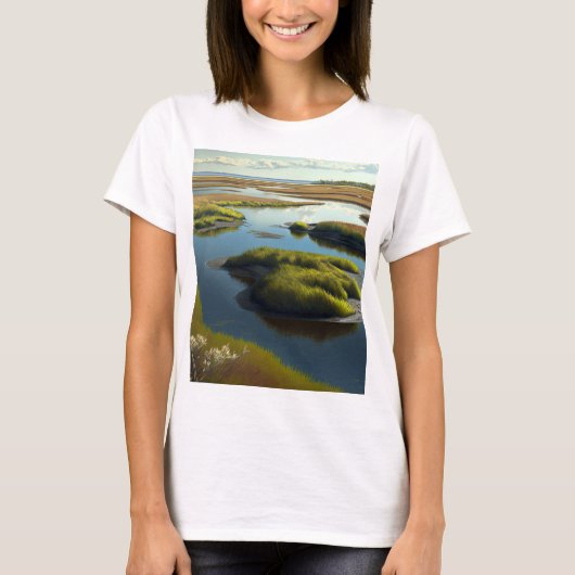 T-shirt Tranquillité Côtière (Devant)