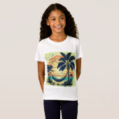 T-Shirt Tranquillité tropicale (Devant entier)