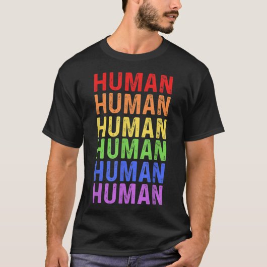 T-shirt Trans LGBT Q Ally Rights Human Transgender Pride P (Devant)