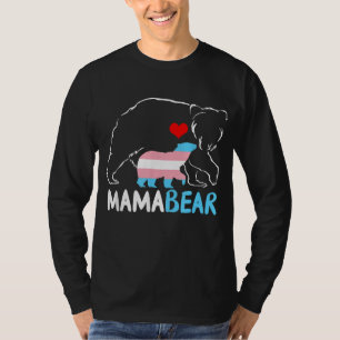T-shirt Trans Mama Oear Fier Maman Arc-en-ciel Transgenre 
