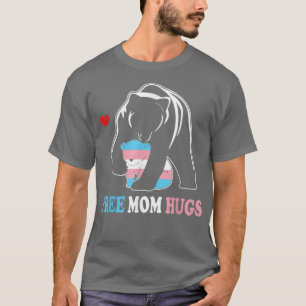 T-shirt Trans Mama Oear Libre Maman Hugues Arc-en-ciel Tra