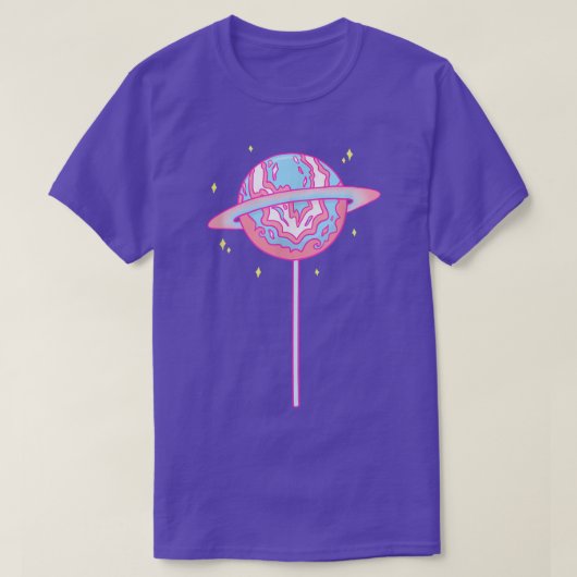 T-shirt Trans Prith Mois Lollipop Space Planet (Design devant)