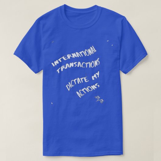 T-SHIRT TRANSACTIONS (Design devant)