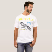 T-shirt Transat Rétro Retraité Retraité Hommes Tee 2 (Devant entier)