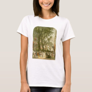 T-shirt Transept de Crystal Palace, 1851 (coloré allumé