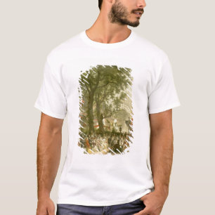 T-shirt Transept de Crystal Palace, 1851 (coloré allumé