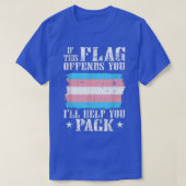 T-shirt Transférer Si Ce Drapeau Vous Offense Je Vous Aide (Design devant)