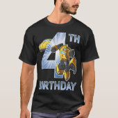 T-shirt Transformateurs Bumblebee 4E Anniversaire (Devant)
