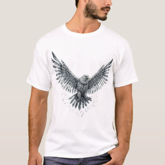 T-shirt Transformation de l'aigle cristal