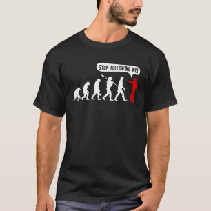 T-shirt Transformation Drôle De L'Évolution Apes Arrêter S