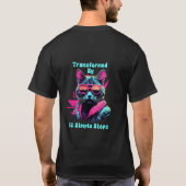 T-shirt Transformé par 12 étapes simples, AA, NA, Al-Anon (Dos)