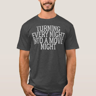 T-shirt Transformer Chaque Nuit En Une Nuit De Film Premiu