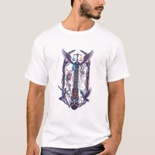 T-shirt Transformer" Graphique Cybernétique Futuriste t-sh