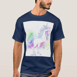 T-shirt Transformer le triblend unicorne