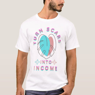 T-shirt Transformer les cicatrices en revenu